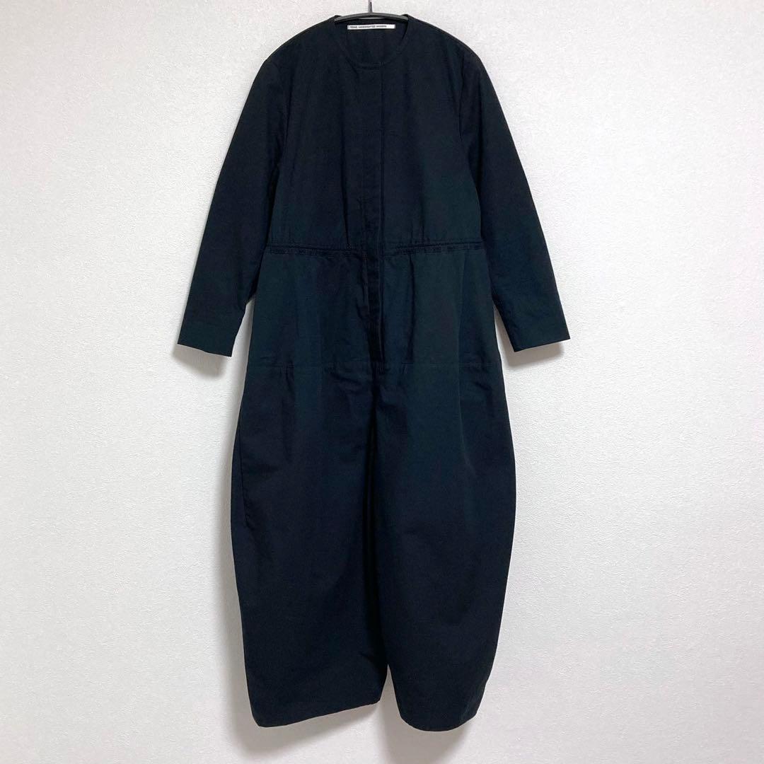 TENNE HANDCRAFTED MODERN　オールインワン　綿　絹　黒