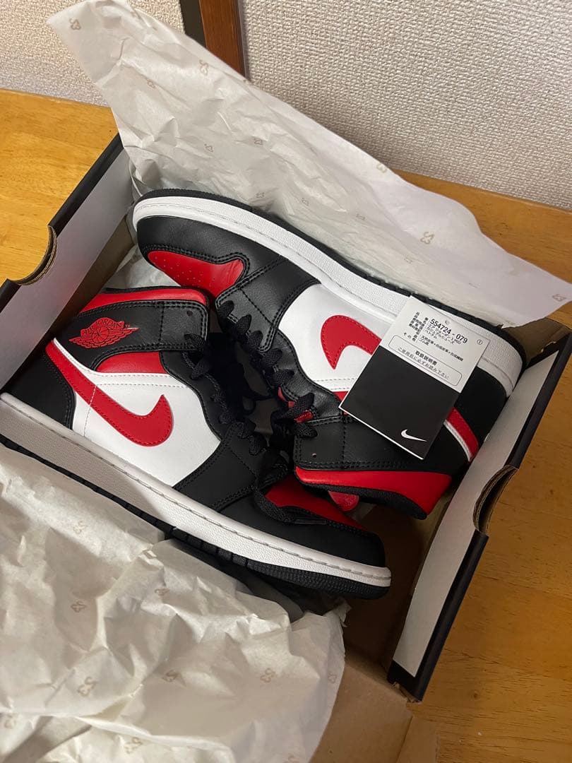 エアジョーダン 1 レッド/ブラック/ホワイト 26.5cm