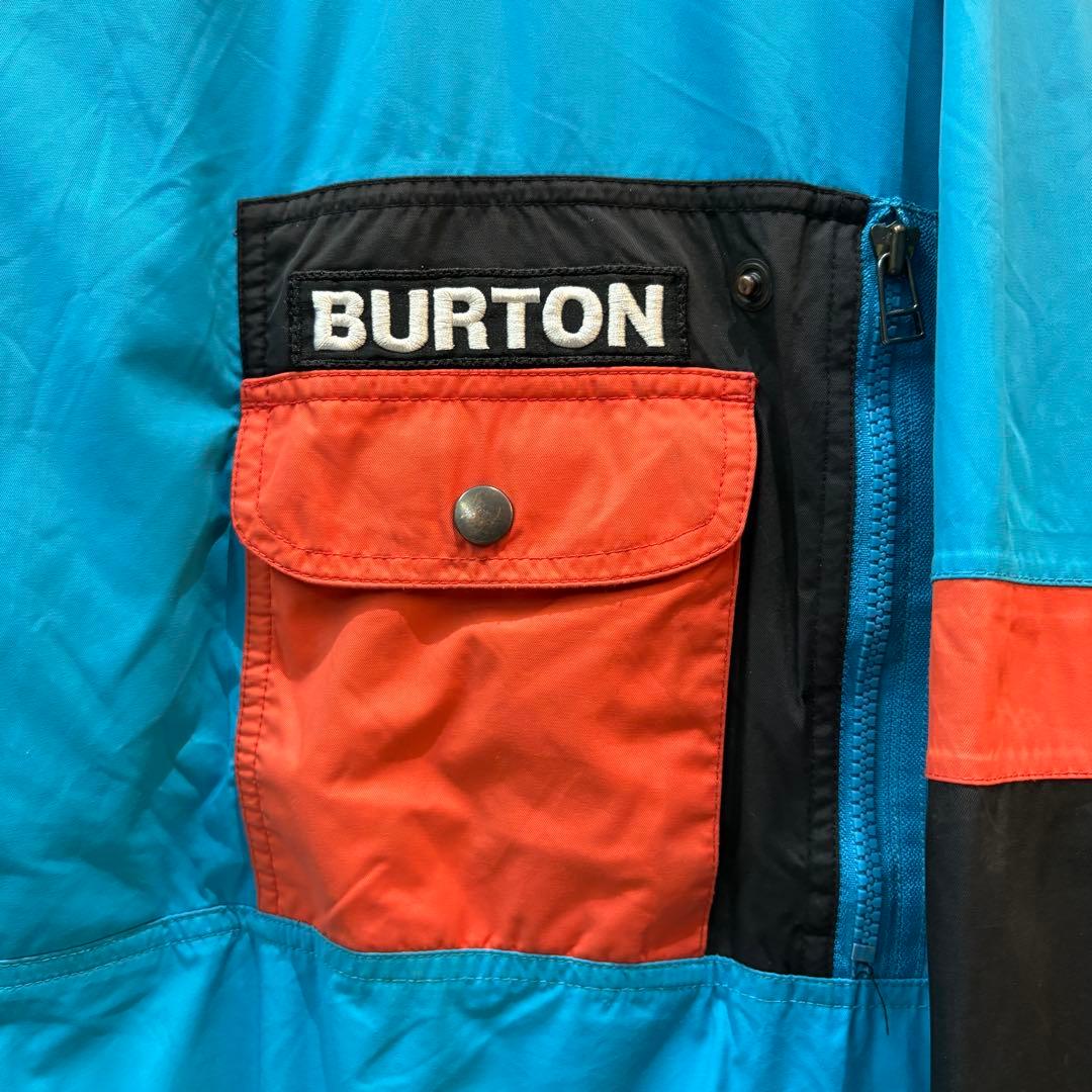 90s BURTON フロスナー アノラックジャケット 斜めジップ ボードウェア