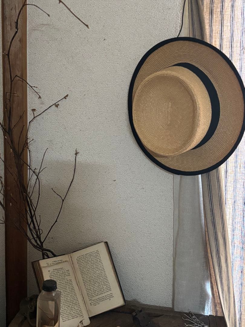 オールドマンズテーラー　ストローハット　 カンカン帽