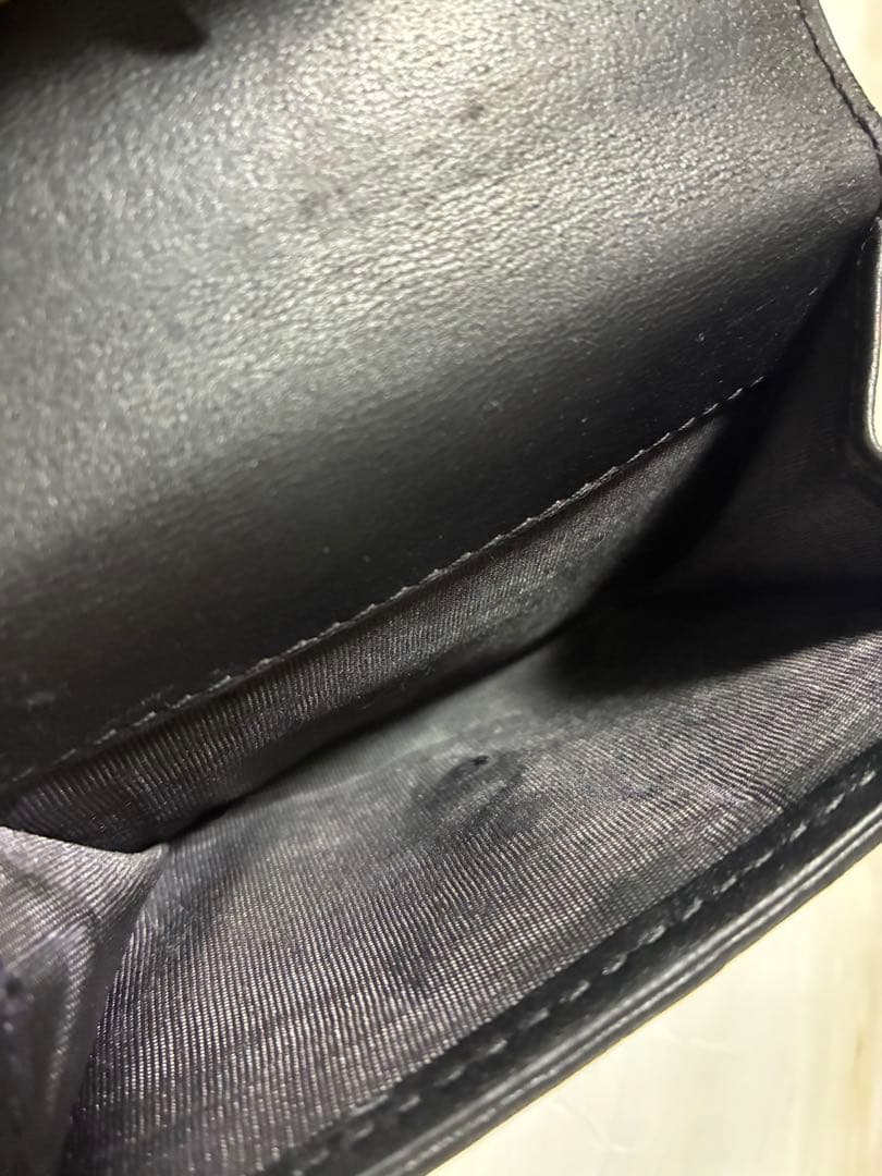 N*A様 Dior ロータスウォレット ブラック 三つ折り財布