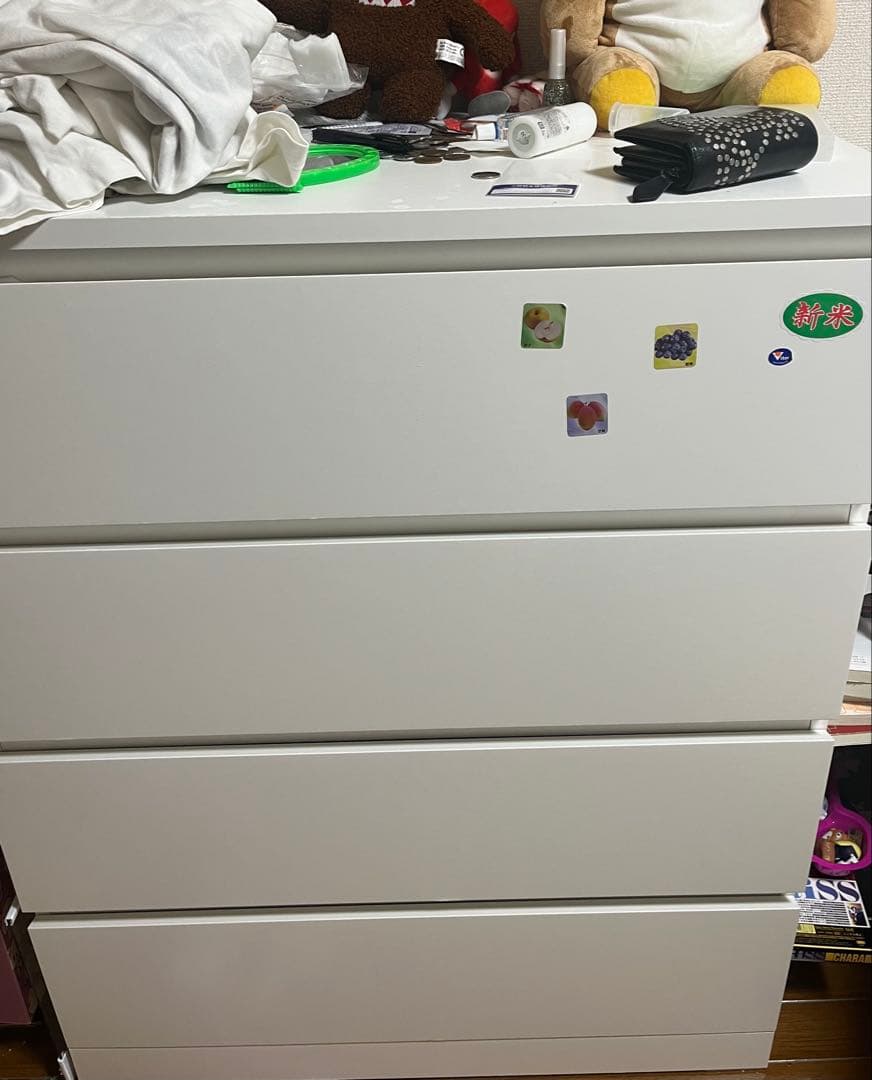 MALM チェスト (引き出し×4) ホワイト