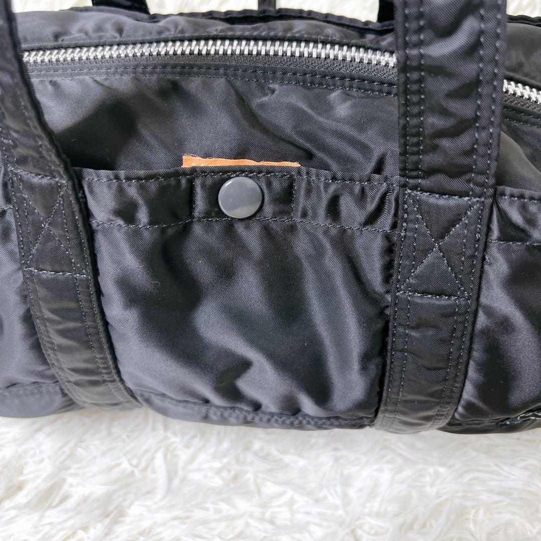✨良品✨　PORTER ポーター タンカー ミニドラムバッグ ブラック