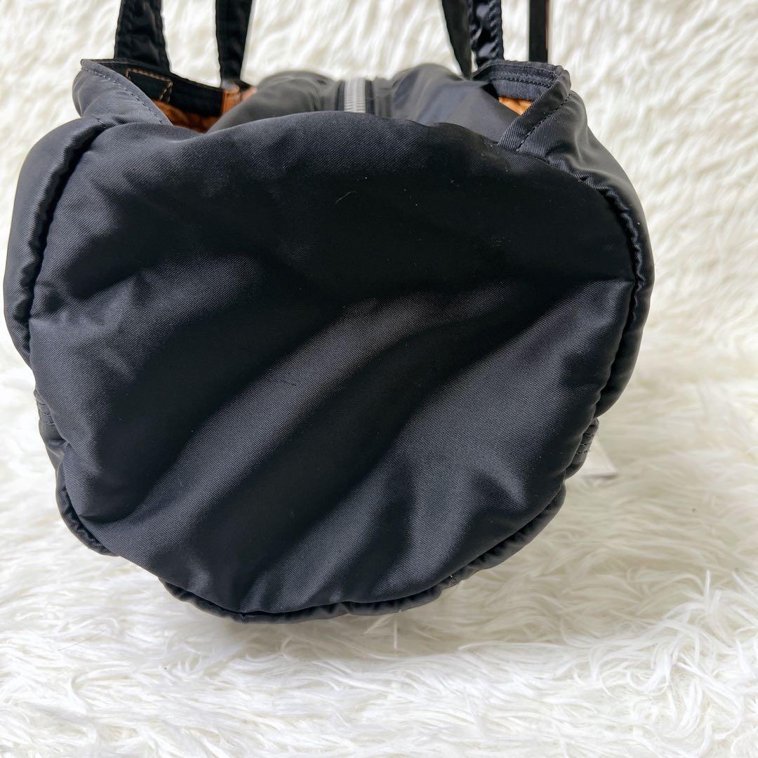 ✨良品✨　PORTER ポーター タンカー ミニドラムバッグ ブラック