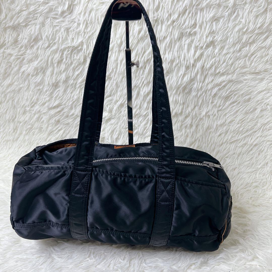 ✨良品✨　PORTER ポーター タンカー ミニドラムバッグ ブラック