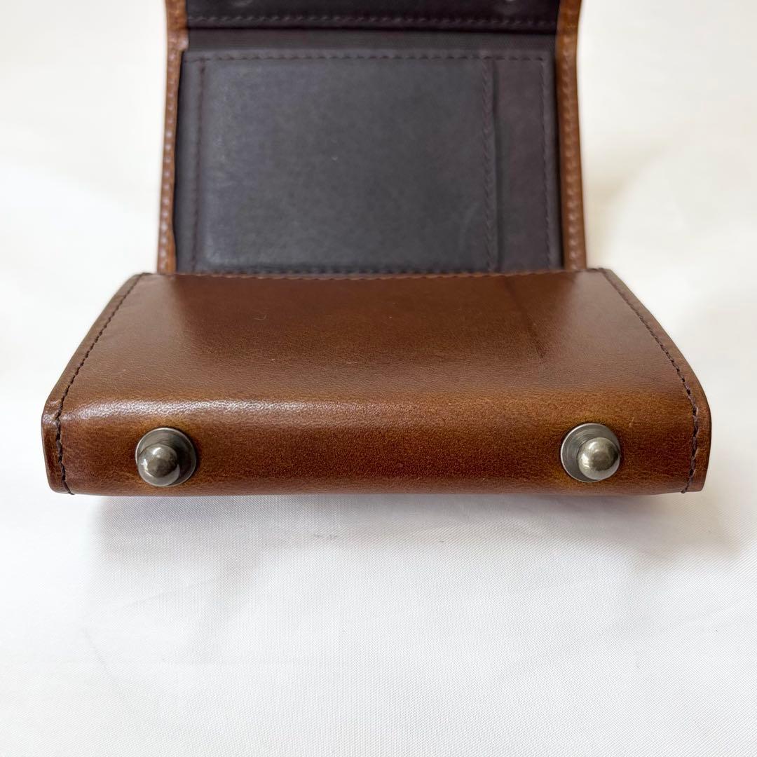 【美品】　エムピウ　millefogliell P25 財布　ブラウン　人気