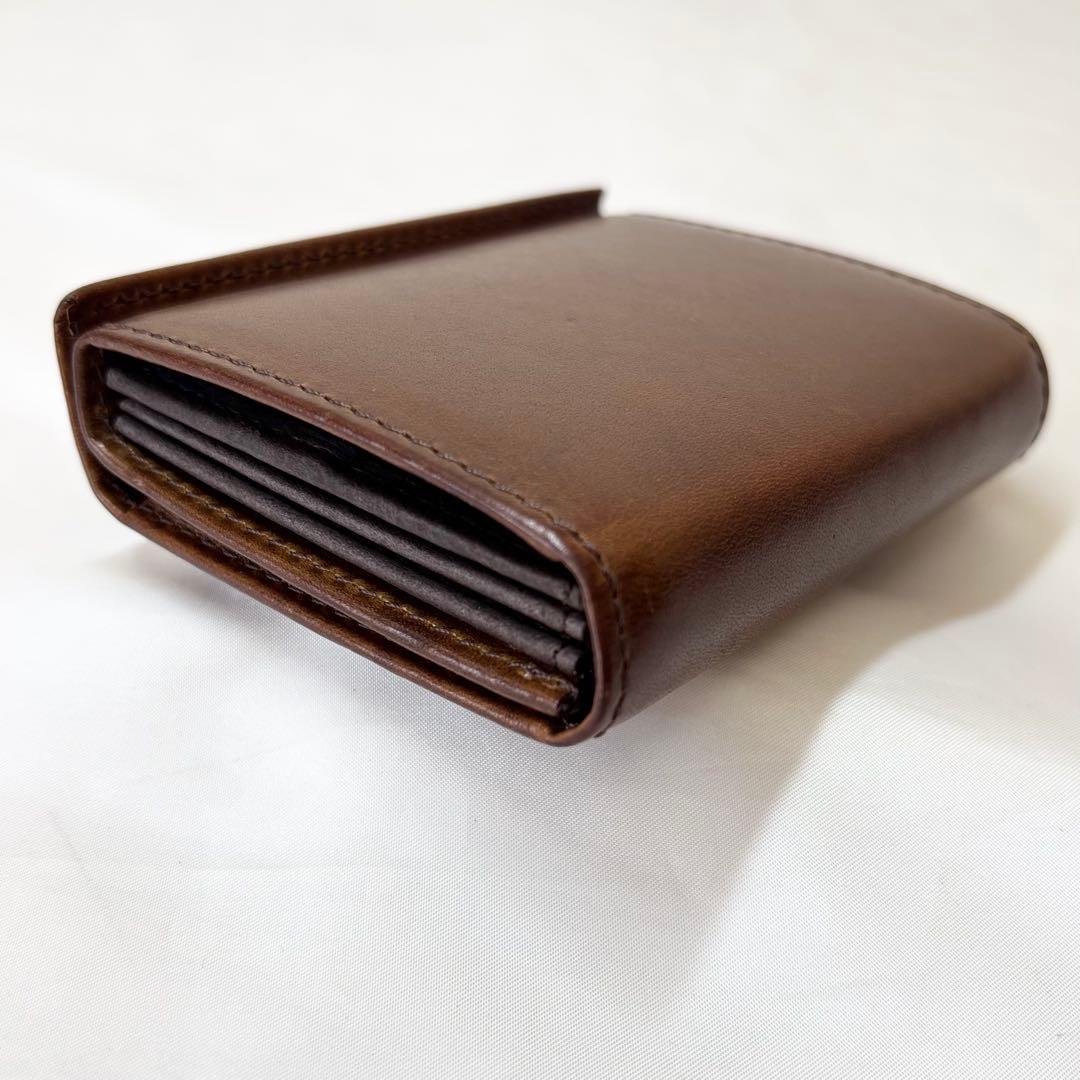 【美品】　エムピウ　millefogliell P25 財布　ブラウン　人気