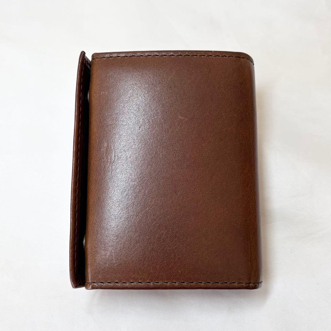 【美品】　エムピウ　millefogliell P25 財布　ブラウン　人気