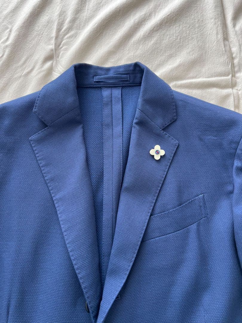 LARDINI ライトブルー スーツ　48