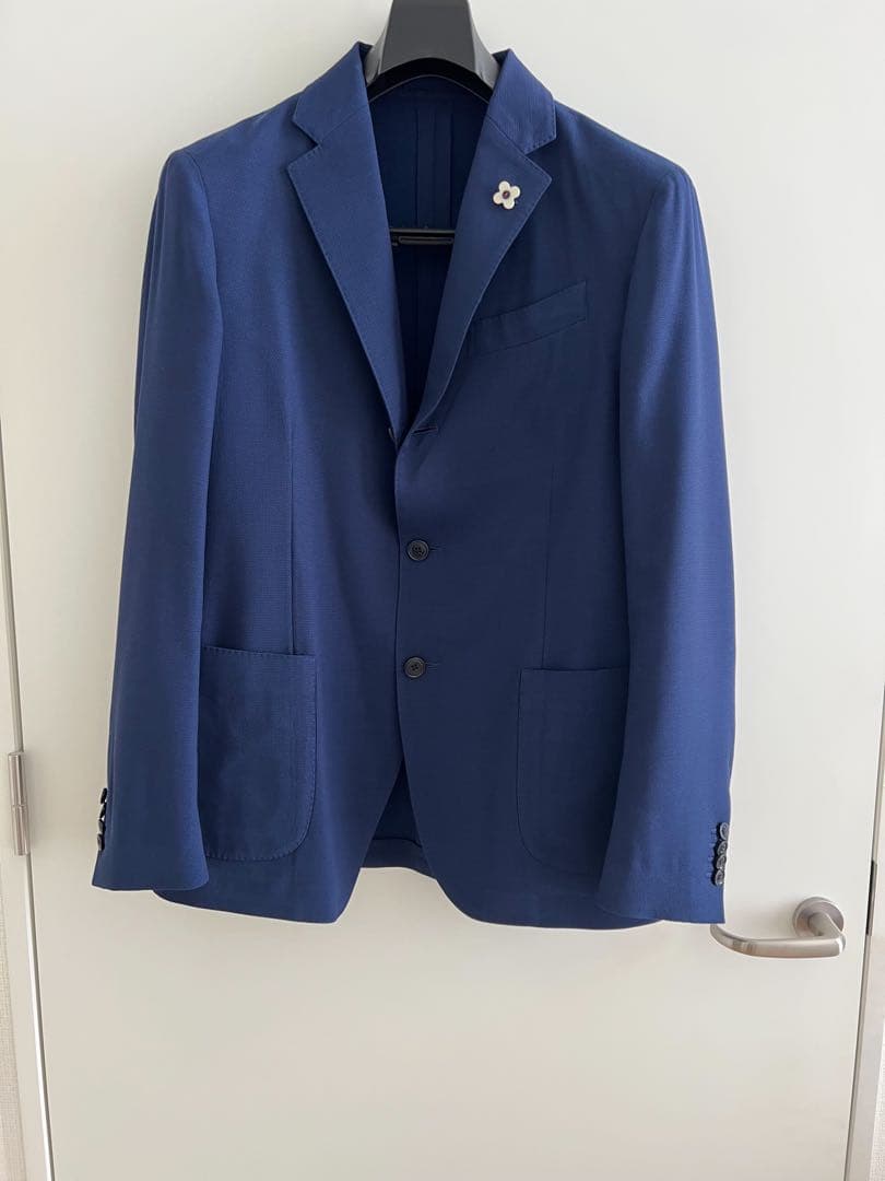 LARDINI ライトブルー スーツ　48