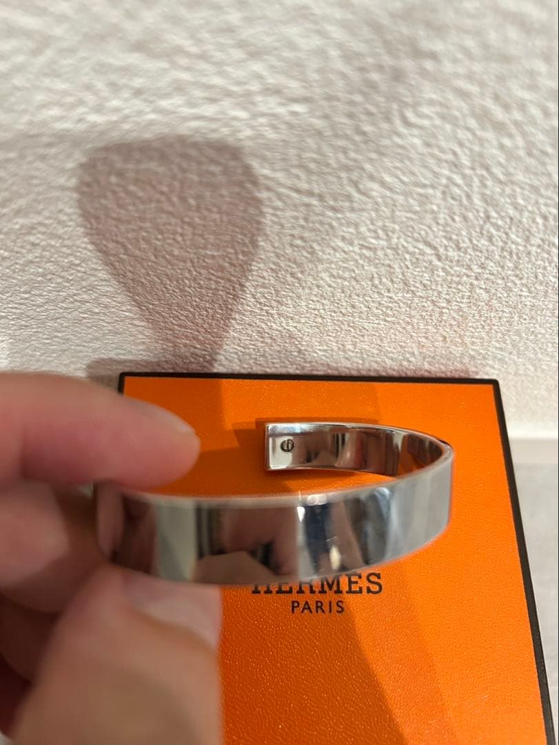 お値下げ！エルメス ミニ クルー SHサイズ バングル シルバー925