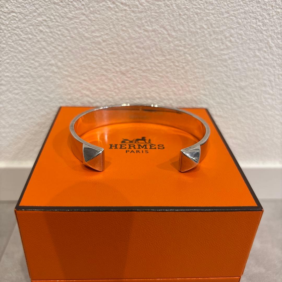 お値下げ！エルメス ミニ クルー SHサイズ バングル シルバー925