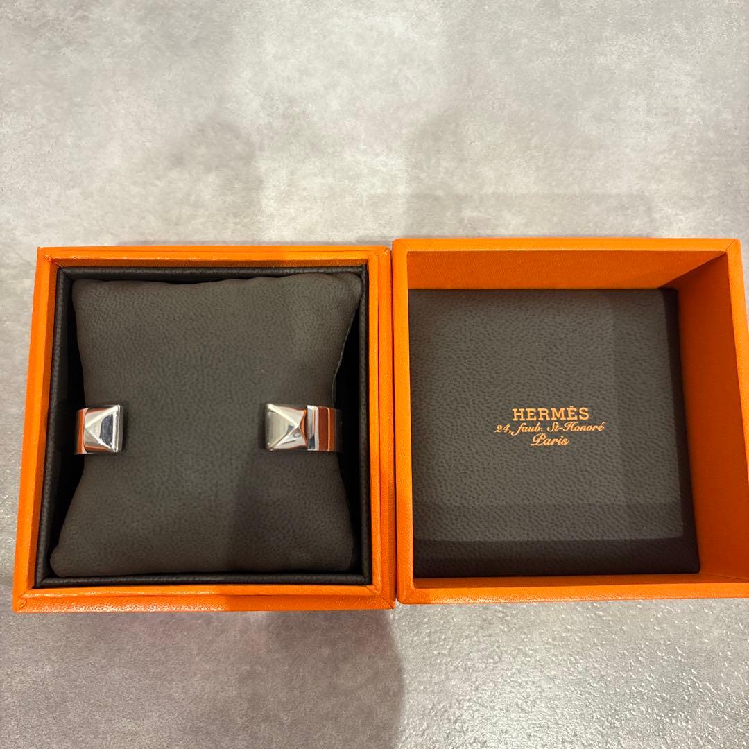 お値下げ！エルメス ミニ クルー SHサイズ バングル シルバー925