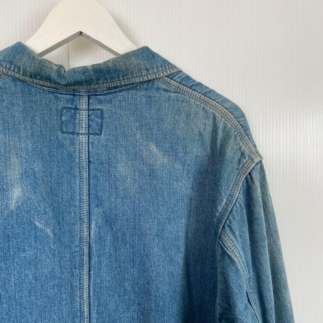 BIGJHON WORLDWORKERS　カバーオールデニムジャケット　M