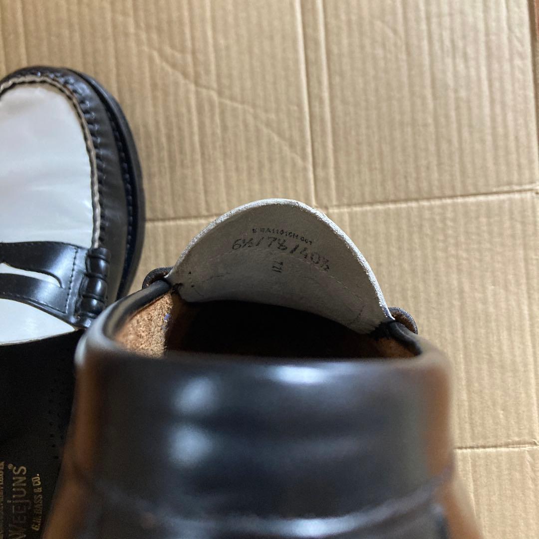 G.H. Bass & Co. (ジーエイチ・バス) ローファー　黒/白