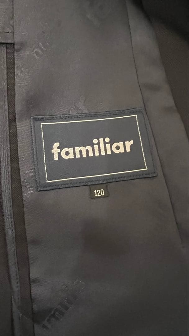 ファミリアfamiliar ジャケット 120 卒園式 入学式 紺ブレザー