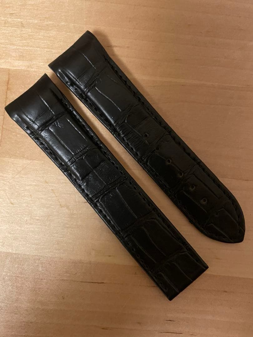 OMEGA 純正レザーストラップ　22㎜　ブラック