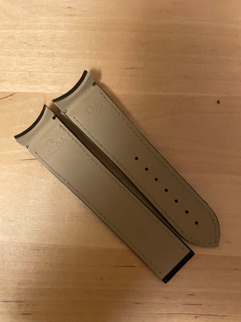 OMEGA 純正レザーストラップ　22㎜　ブラック