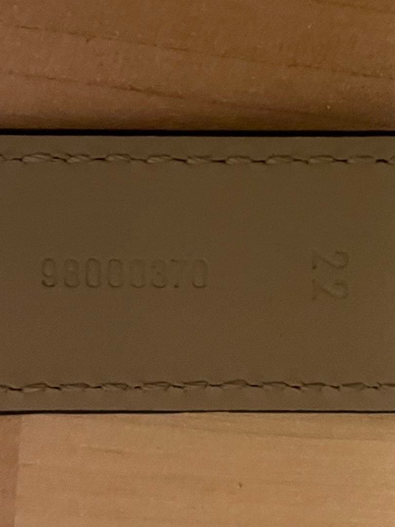 OMEGA 純正レザーストラップ　22㎜　ブラック