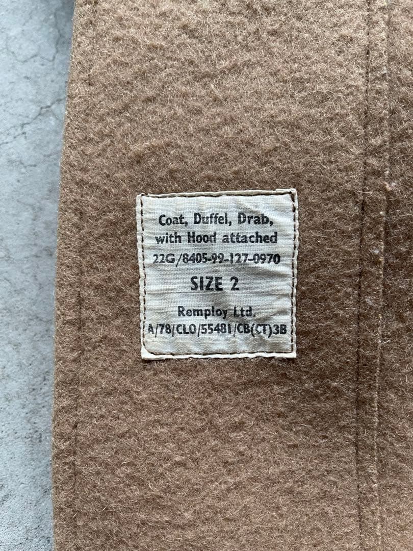 60s  navy ダッフルコート　イギリス軍