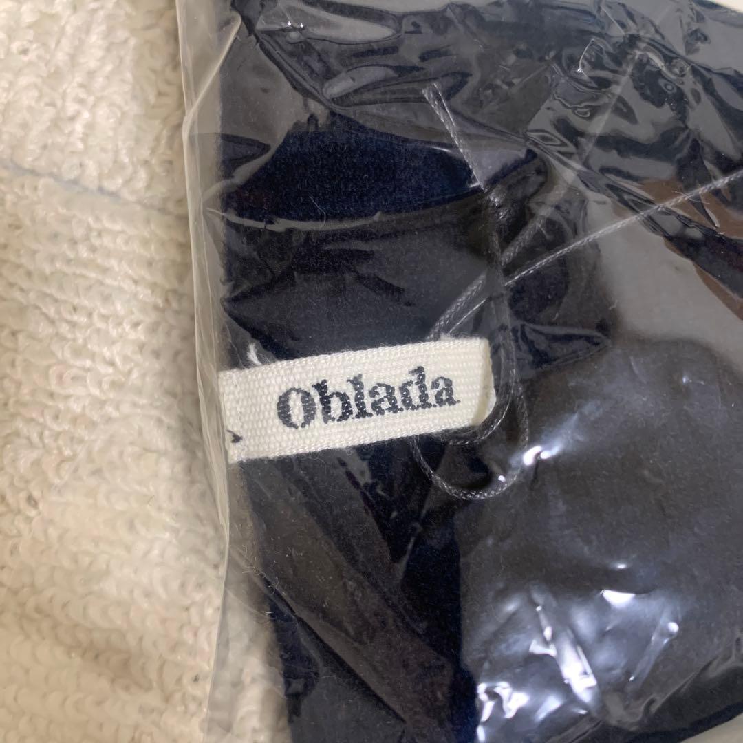 さ*わ様 新品　オブラダ　ニットショール　ニット　ストール　ネイビー　シンチ