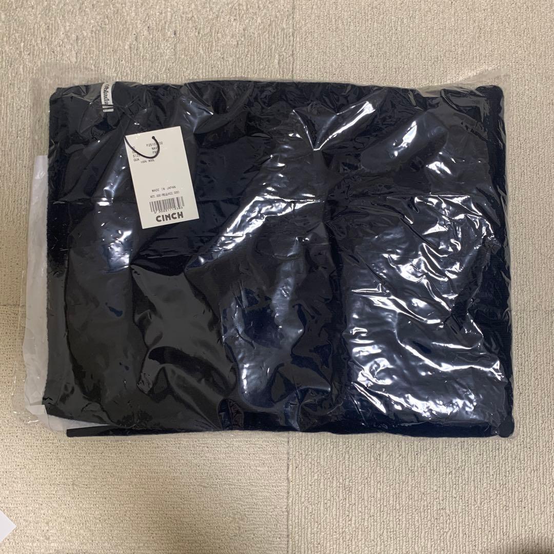 さ*わ様 新品　オブラダ　ニットショール　ニット　ストール　ネイビー　シンチ