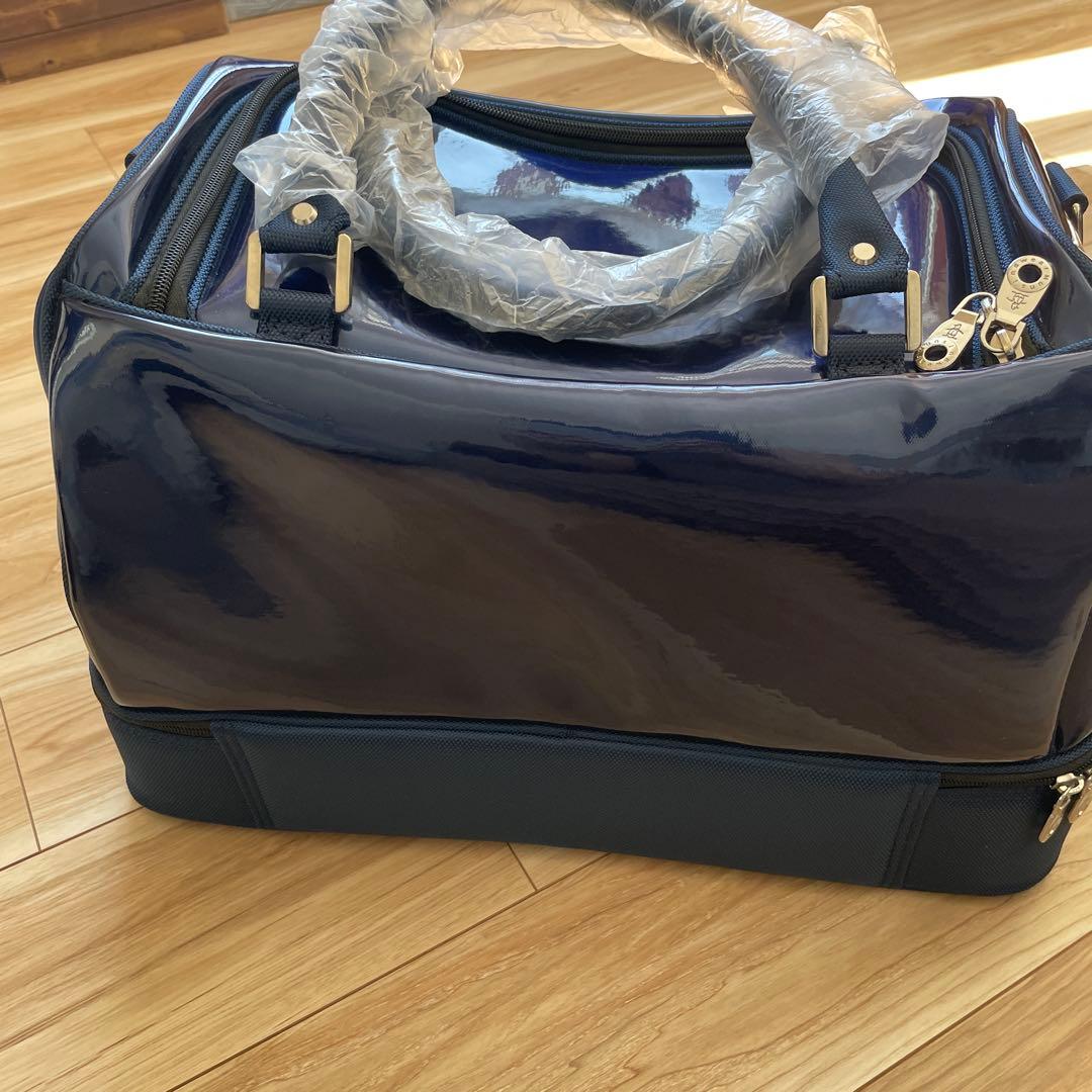 美品マンシングウェア ボストンバッグ　ネイビー　ゴルフ