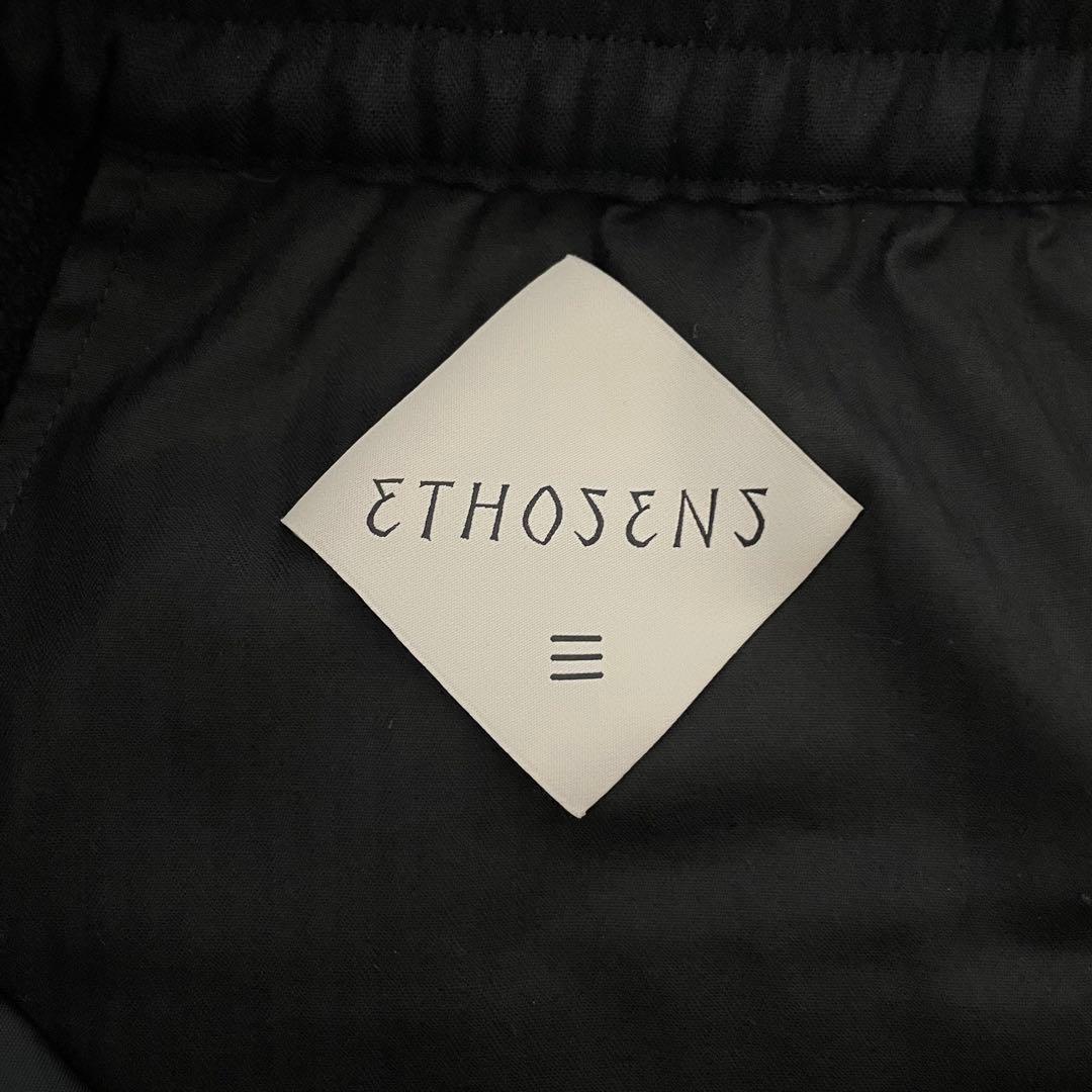 パンツ ETHOSENS super 140's wool sweatpants