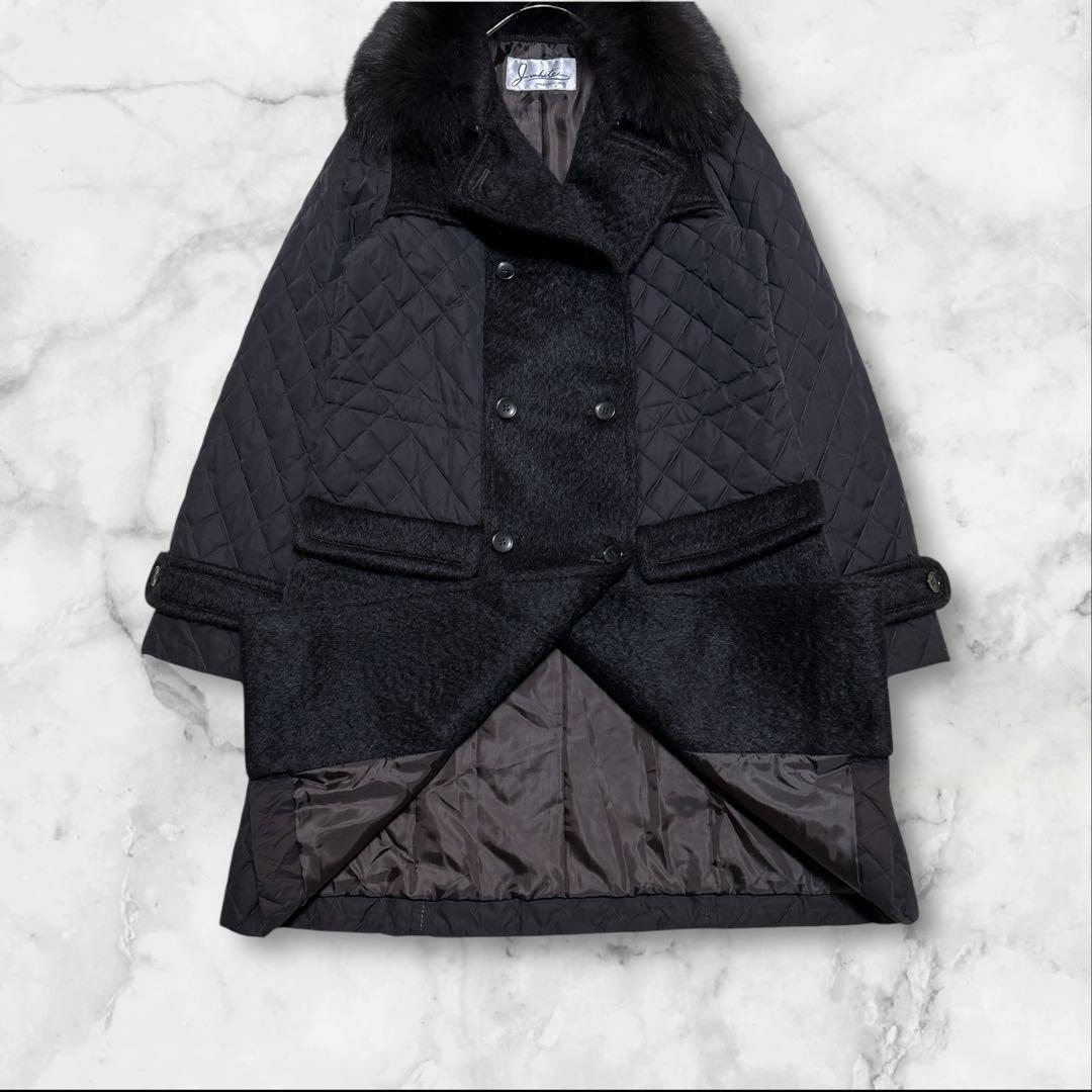 ✨あーちゃん✨三京商会　高級毛皮　キルティングコート　フォックス　ファー