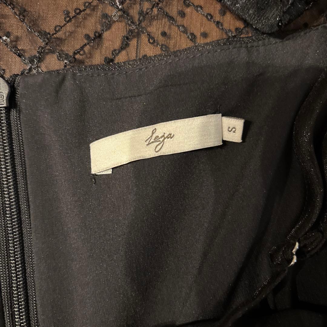 Leja ブラックオールインワン パーティードレス