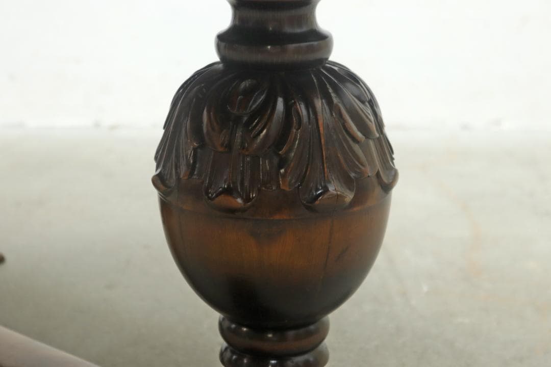 英国 イギリス ロイズ ヴィンテージ オーク材 本革 センターテーブル