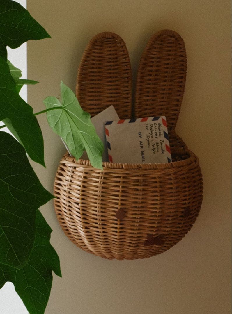 【値下げ】ミッフィー壁掛けバスケット