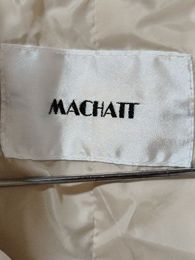 MACHATT マチャット　ダウン　ベスト　ホワイト