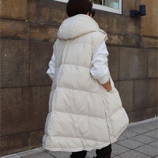 MACHATT マチャット　ダウン　ベスト　ホワイト