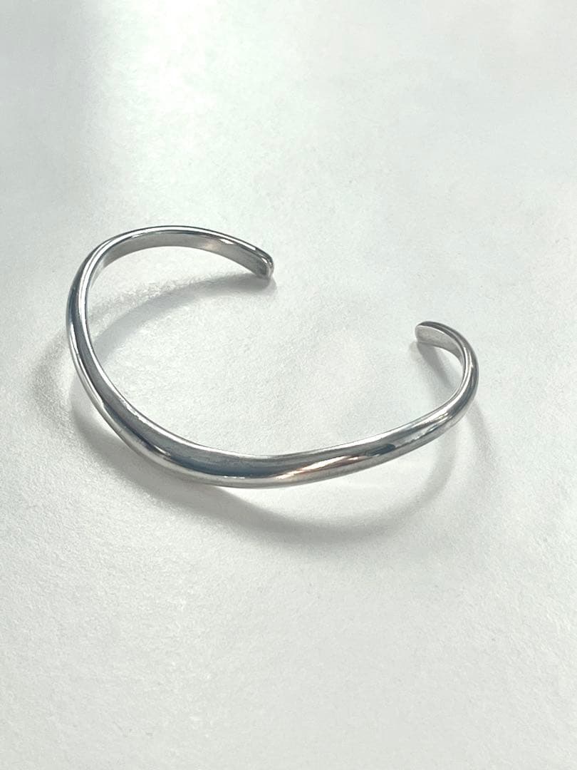 ete 925 シルバー バングル ブレスレット カフ シンプル ティファニー