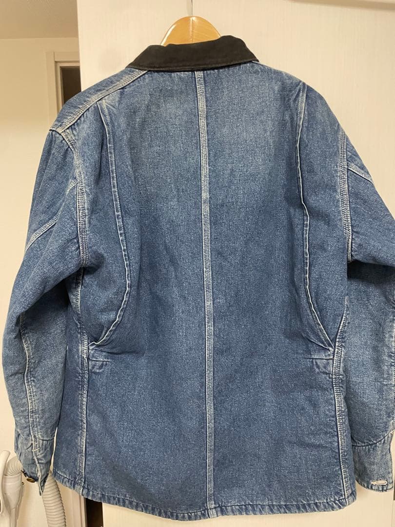 93年製 vintage carhartt デニム カバーオール ブランケット