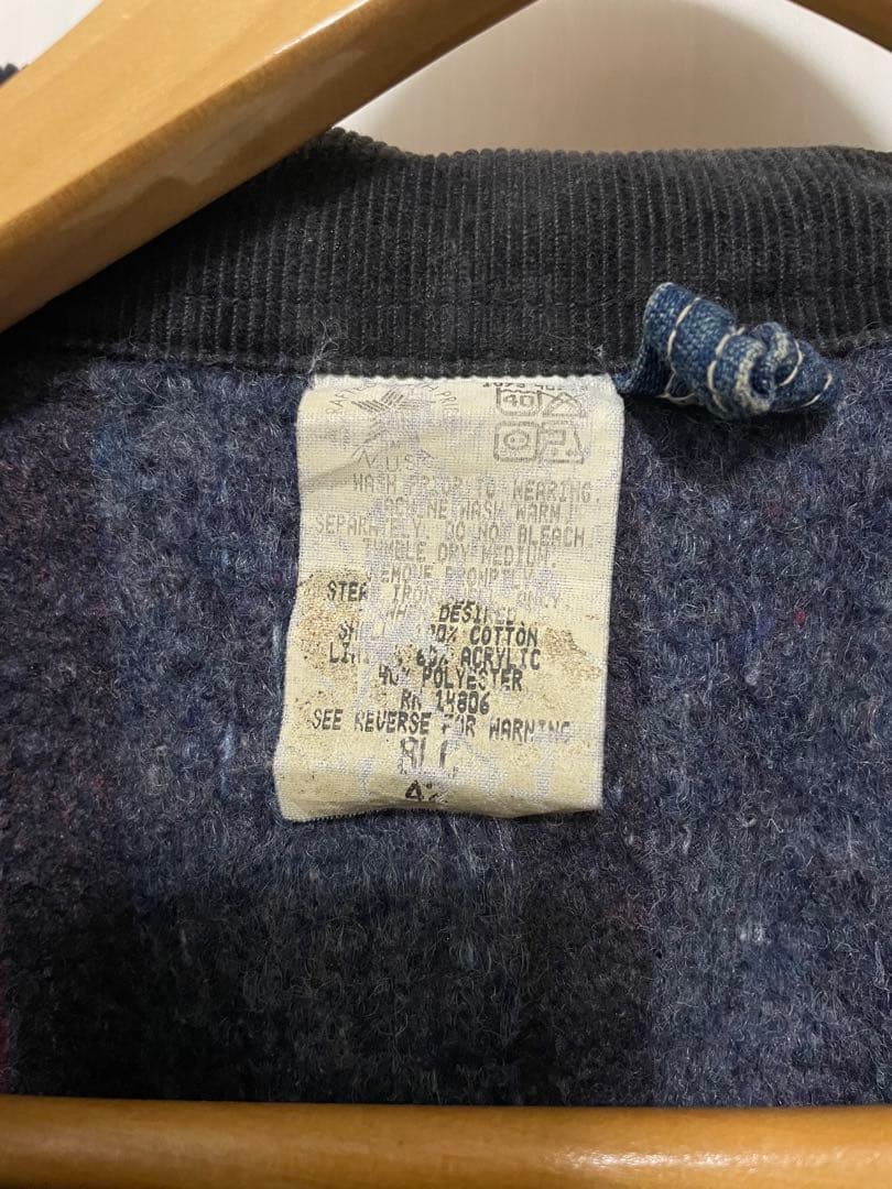 93年製 vintage carhartt デニム カバーオール ブランケット