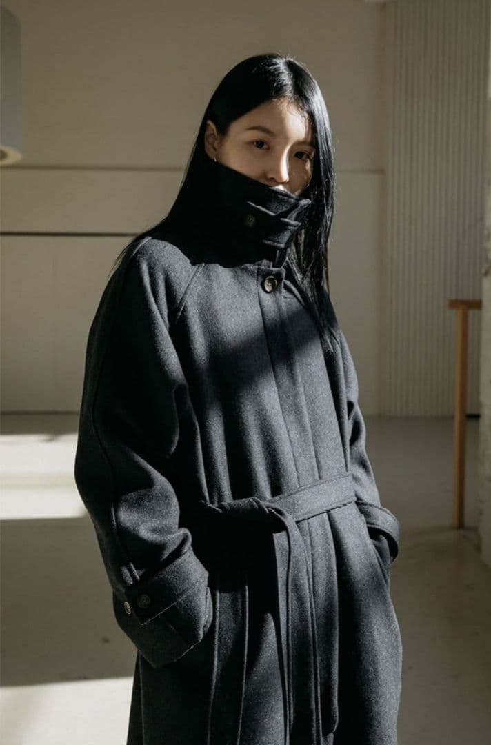 OHOTORO Dublin Coat チャコール ロングコート