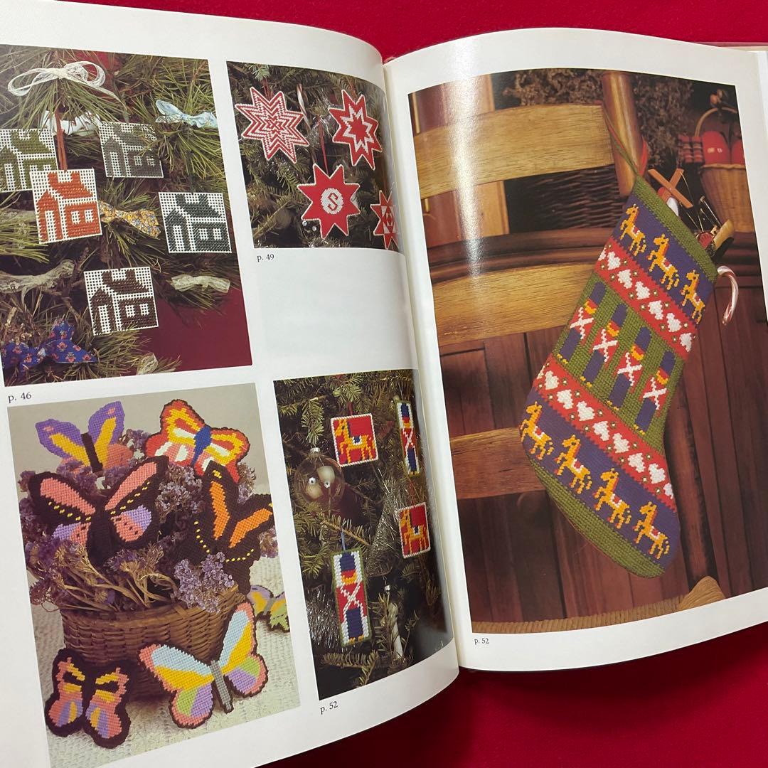 手芸本 洋書 クリスマス オーナメントとストッキング 100以上のデザインと図案