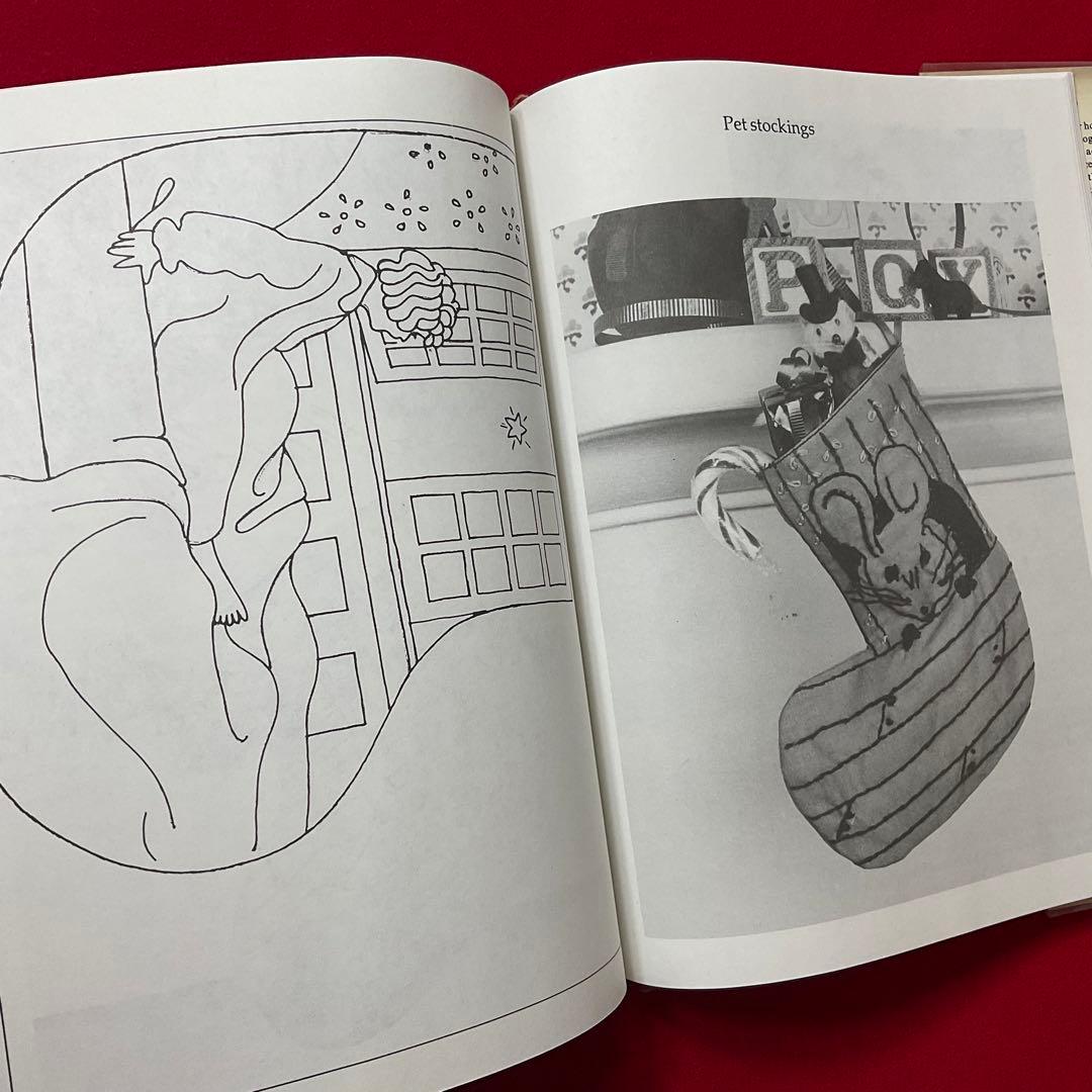 手芸本 洋書 クリスマス オーナメントとストッキング 100以上のデザインと図案