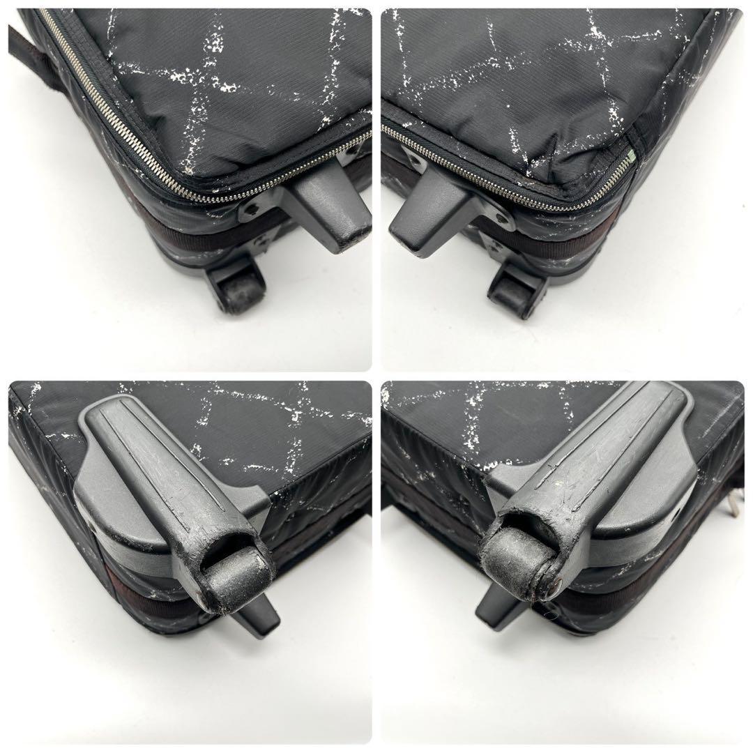 シャネル 旧 トラベルライン キャリーケース ナイロン ブラック 旅行 ビジネス