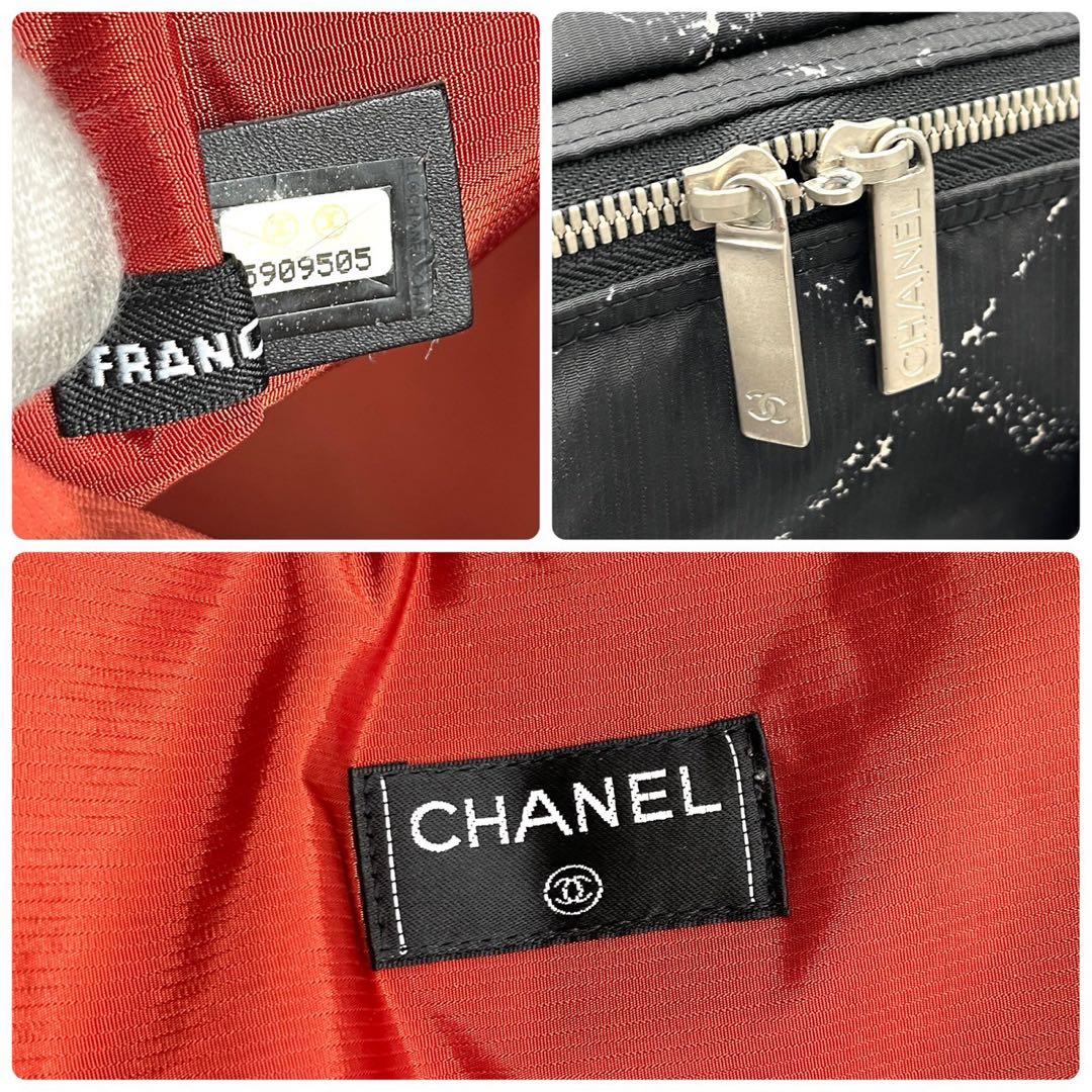 シャネル 旧 トラベルライン キャリーケース ナイロン ブラック 旅行 ビジネス