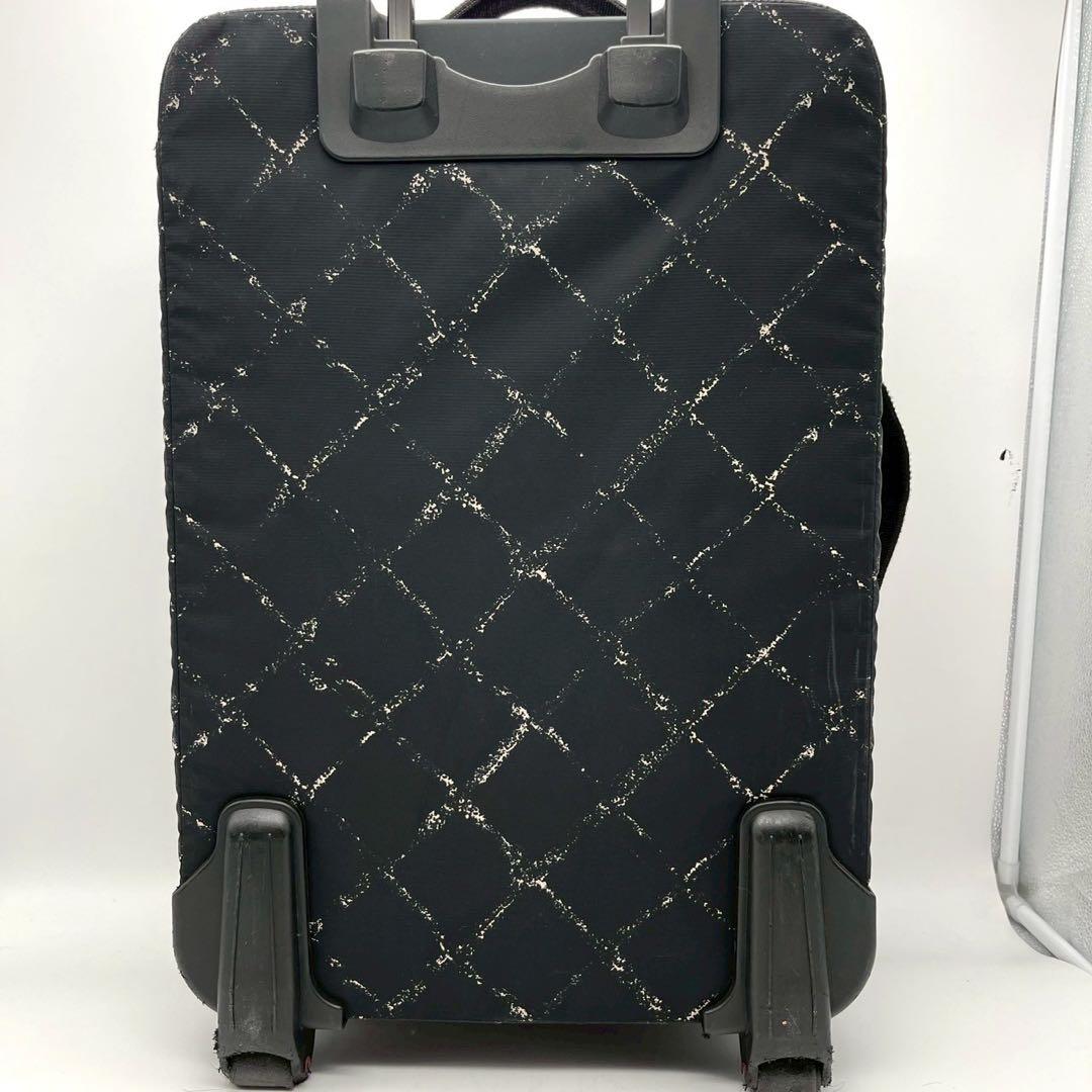 シャネル 旧 トラベルライン キャリーケース ナイロン ブラック 旅行 ビジネス