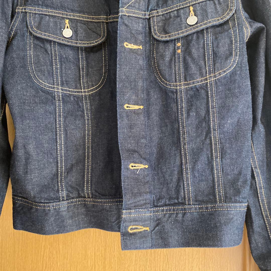 45R ライ麦デニムジャケット 908 比古比女　濃紺