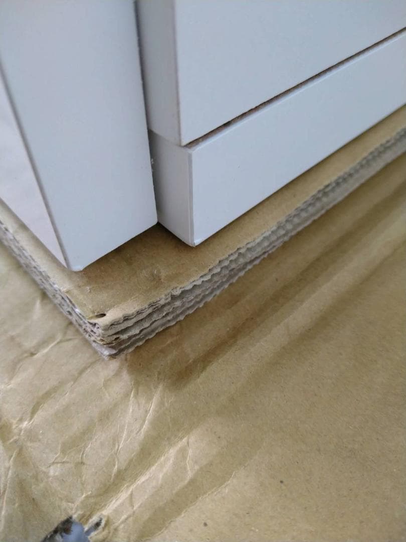 7019 ステンレス天板頑丈カウンター幅90白