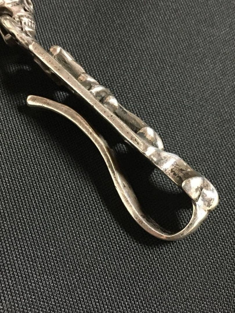 ★A&G(A & G)シルバー925 ギロームスカル ウォレットチェーン★