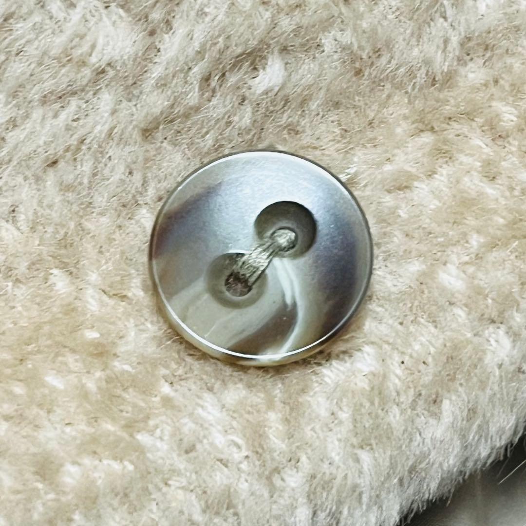 【美品✨】マックスマーラ　ロングコート　シャギー　アルパカ混　女優襟　ベージュ