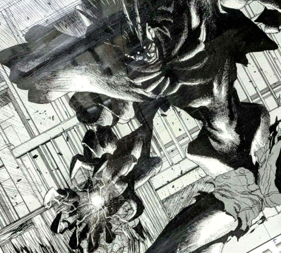 【希少】「ARMS」皆川亮二 複製原画 モノクロ 原画