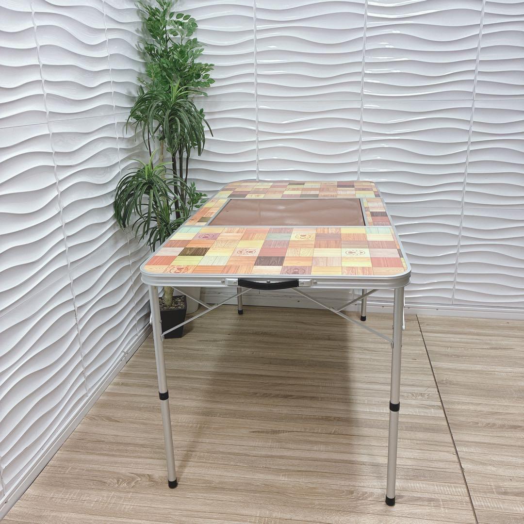 ◇Coleman◇ナチュラルモザイク◇BBQテーブル◇アウトドアテーブル◇