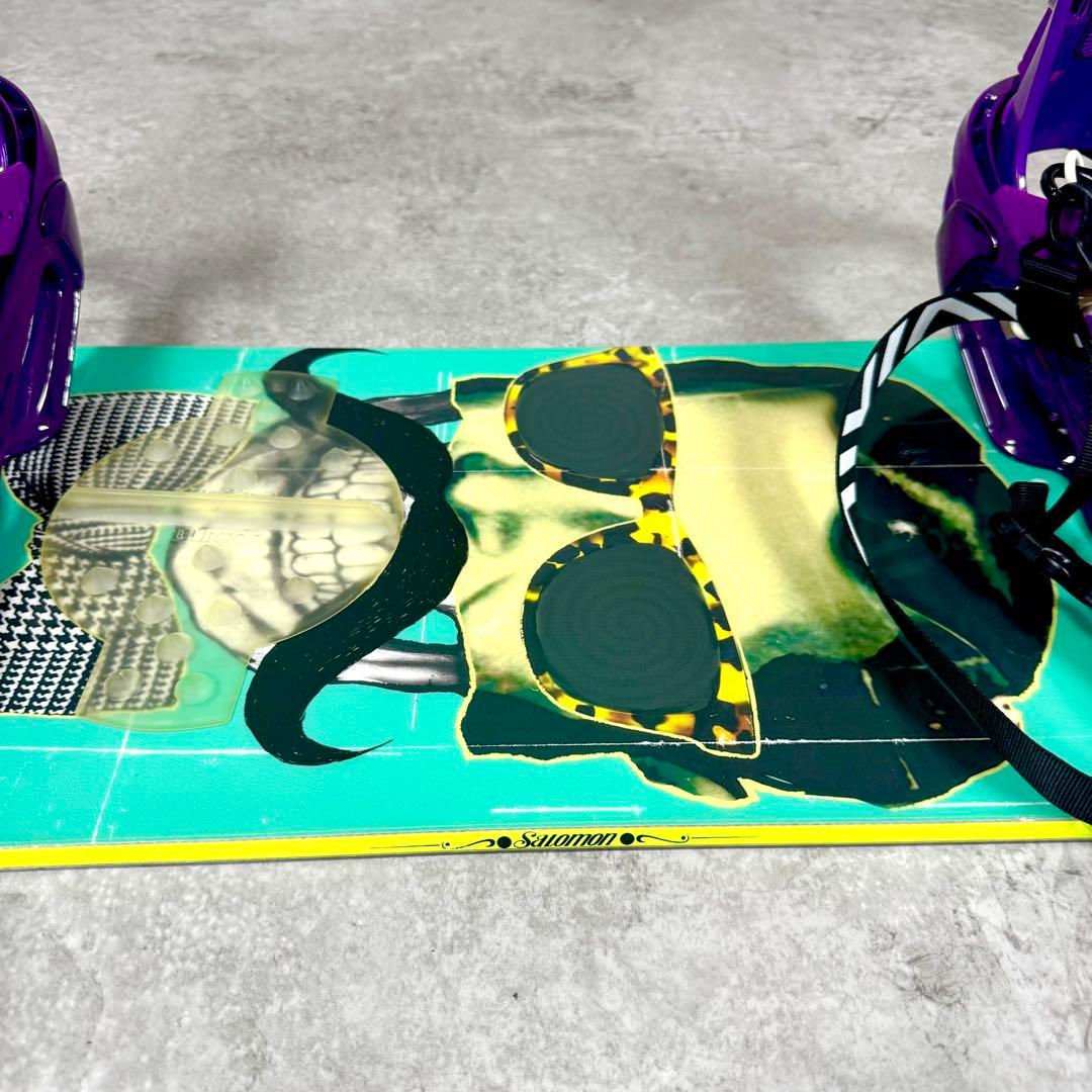 SALOMON SANCHEZ 158cm スノーボードセット バイン